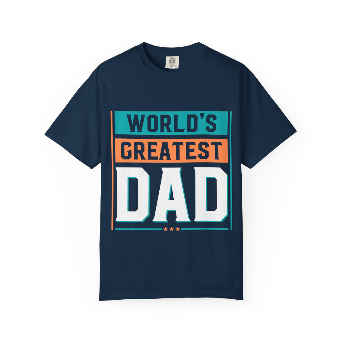 World's Greatest Dad T-shirt, Gift for Father's Day, Unisex Graphic Tee, Casual Wear, Comfortable Cotton Shirt