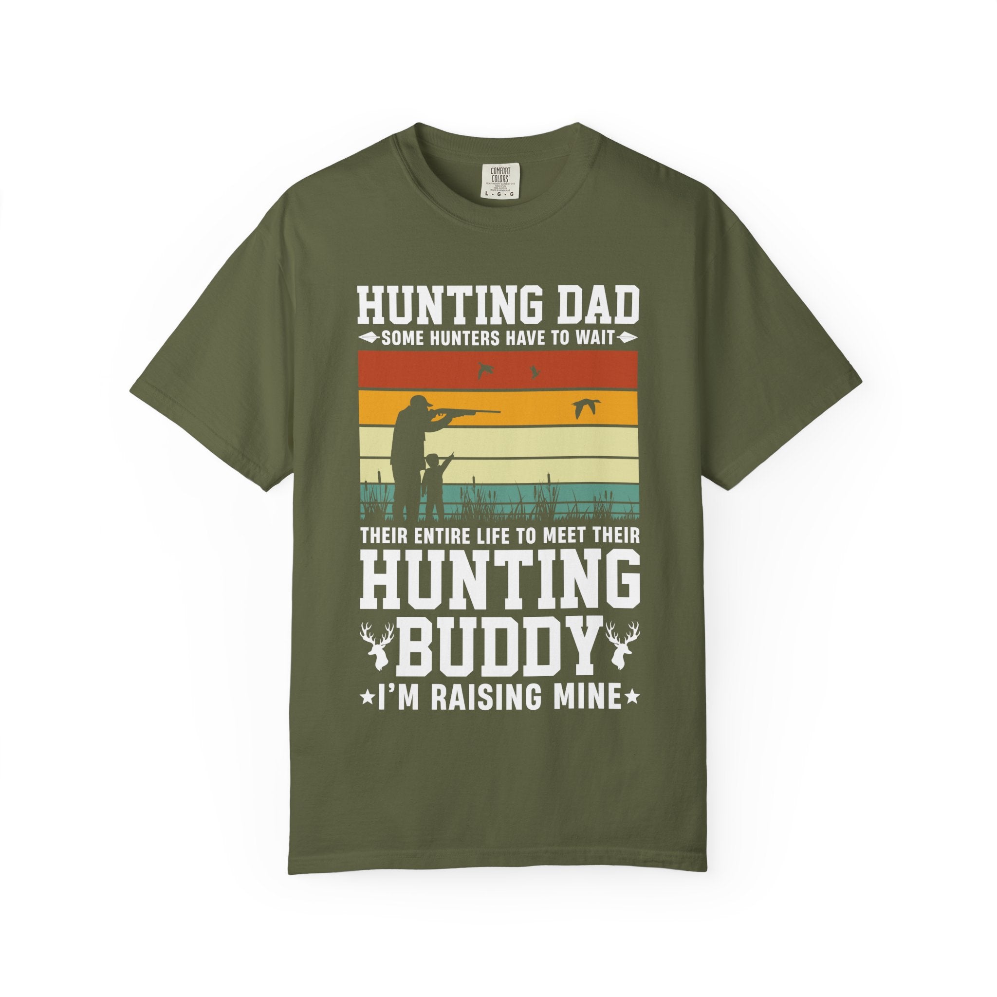 Hunting Buddy T-shirt, Perfect Gift for Dads, Outdoor Enthusiasts, Father's Day, Casual Wear, Hunting Apparel, Gift Idea