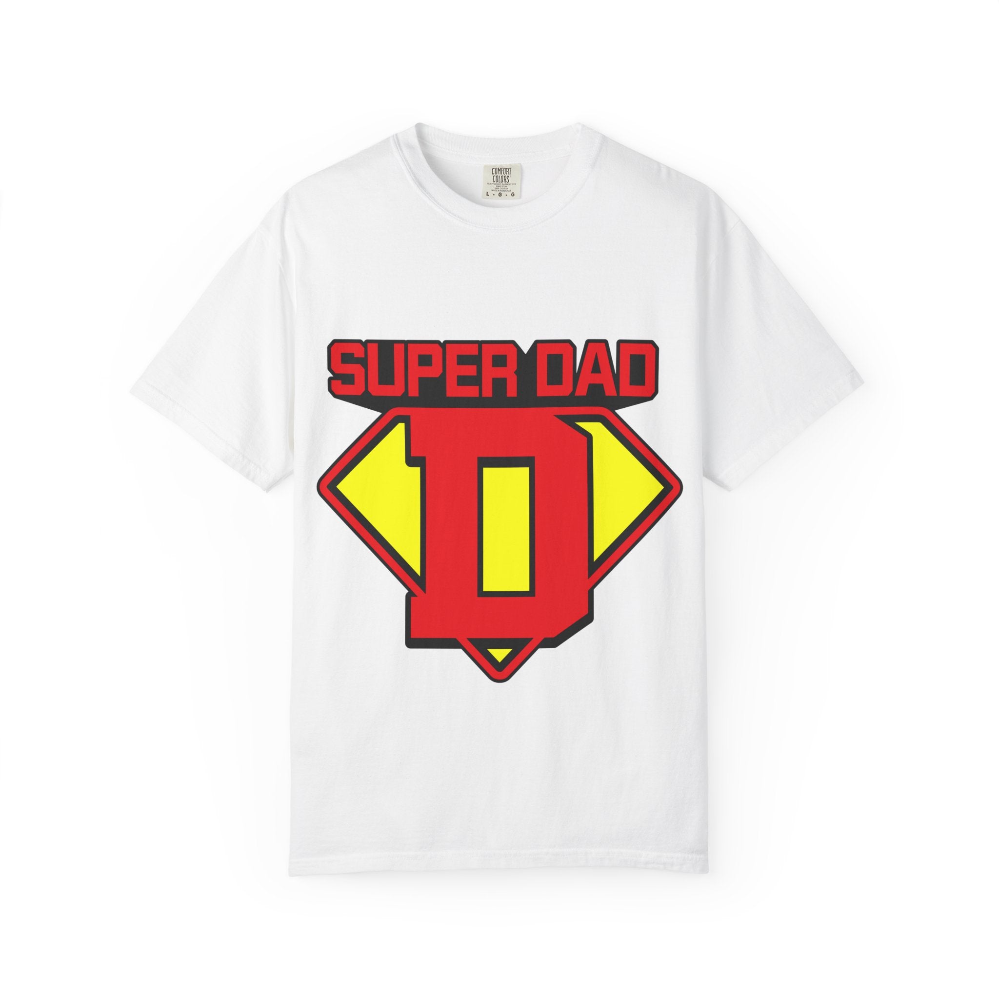 Super Dad T-Shirt | Father's Day Gift | Unisex Garment-Dyed Tee for Dads | Casual Wear | Family celebrations | Superhero Dad