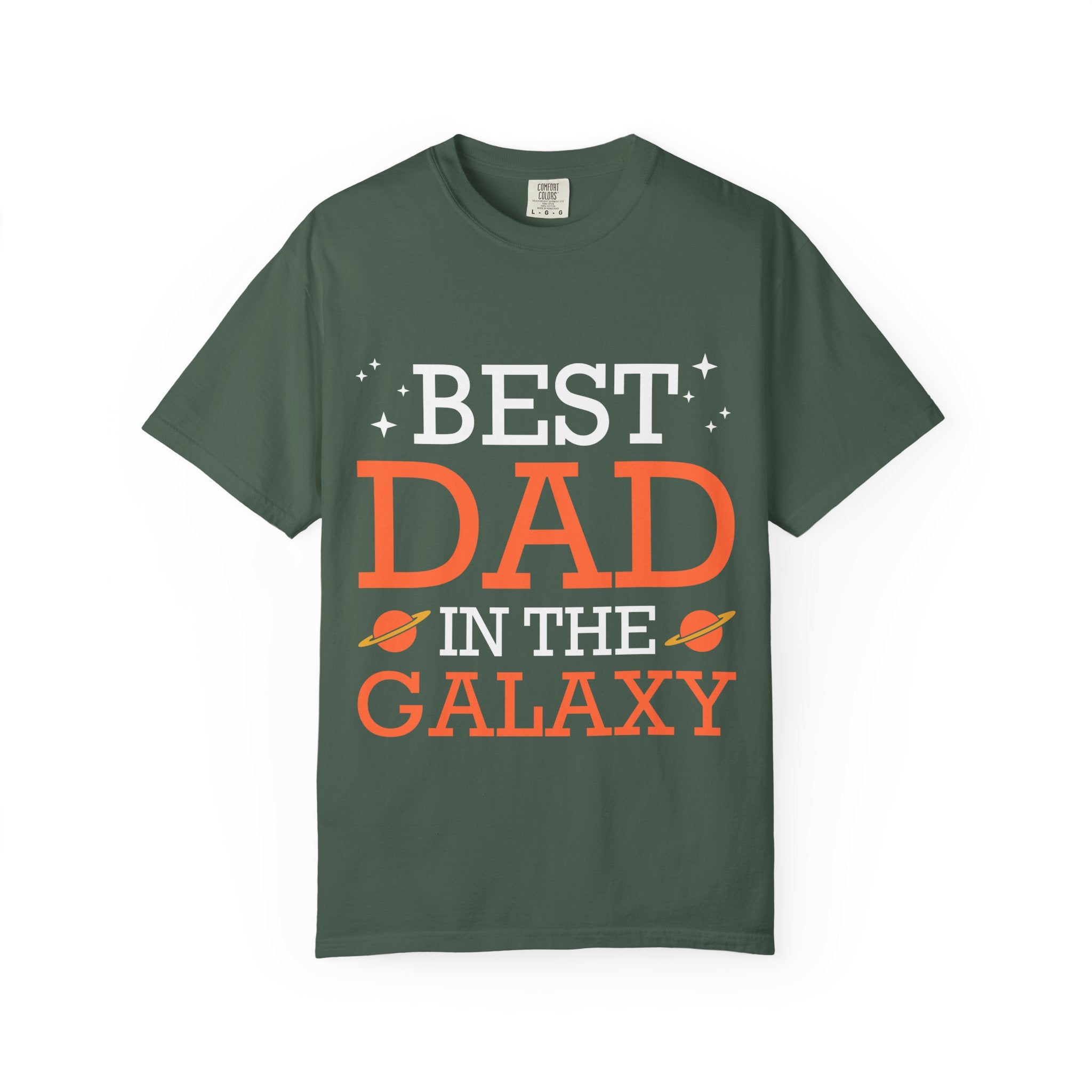 Best Dad in the Galaxy T-Shirt, Unisex Gift for Father’s Day, Dad's Birthday Gift, Space Theme Tee, Comfortable Casual Wear