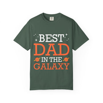 Best Dad in the Galaxy T-Shirt, Unisex Gift for Father’s Day, Dad's Birthday Gift, Space Theme Tee, Comfortable Casual Wear