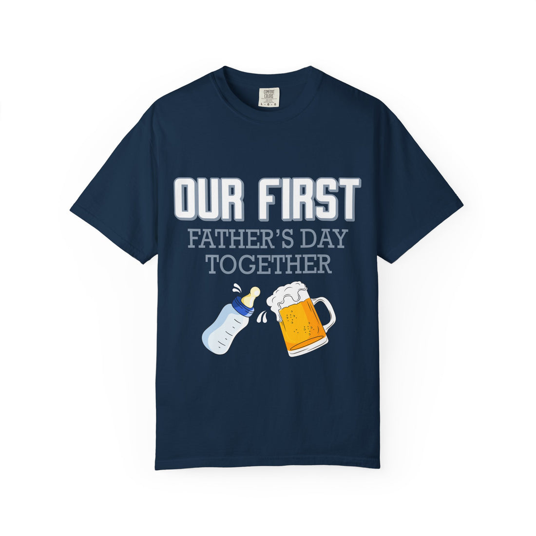 First Father's Day T-Shirt, Gift for Dad, Unisex Shirt, New Dad Tee, Celebration Apparel, Family Gathering Wear