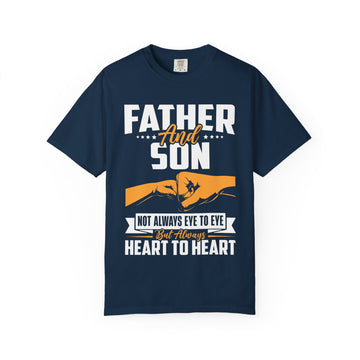Father and Son T-Shirt, Unisex Gift, Family Bond Tee, Heart to Heart Shirt, Dad and Son Matching Outfits, Father's Day Apparel